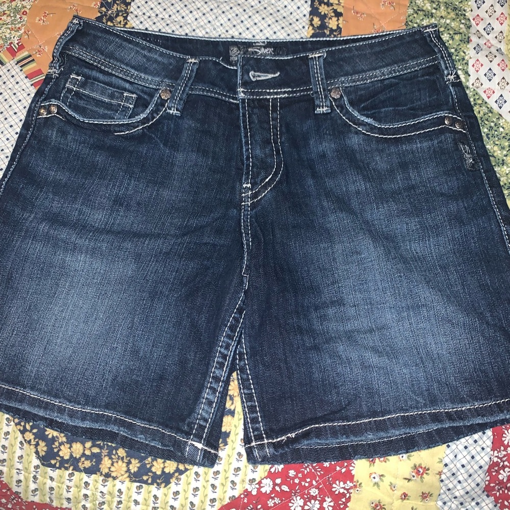 Silver Suki jean shorts